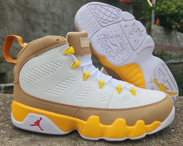 Air Jordan 9 Retro 2024 White Yellow